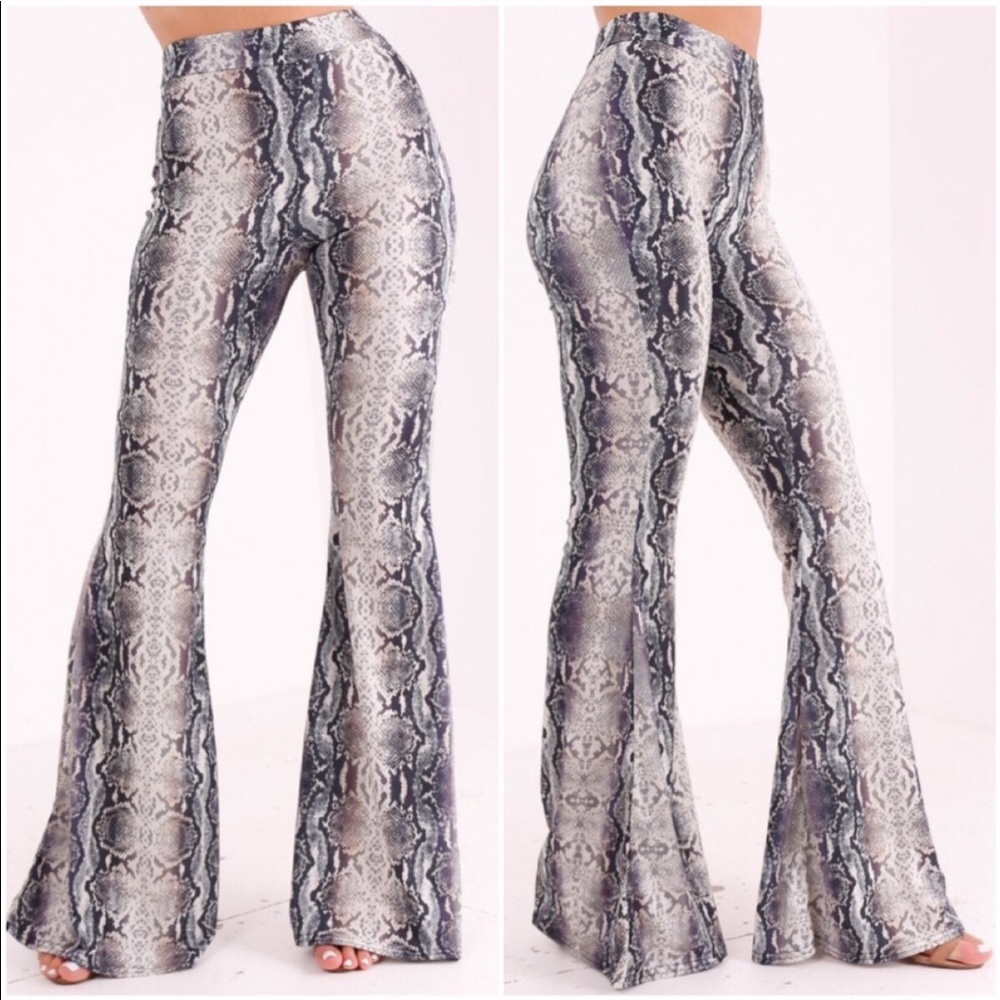 Snakeskin Flares - Picture 1 of 2